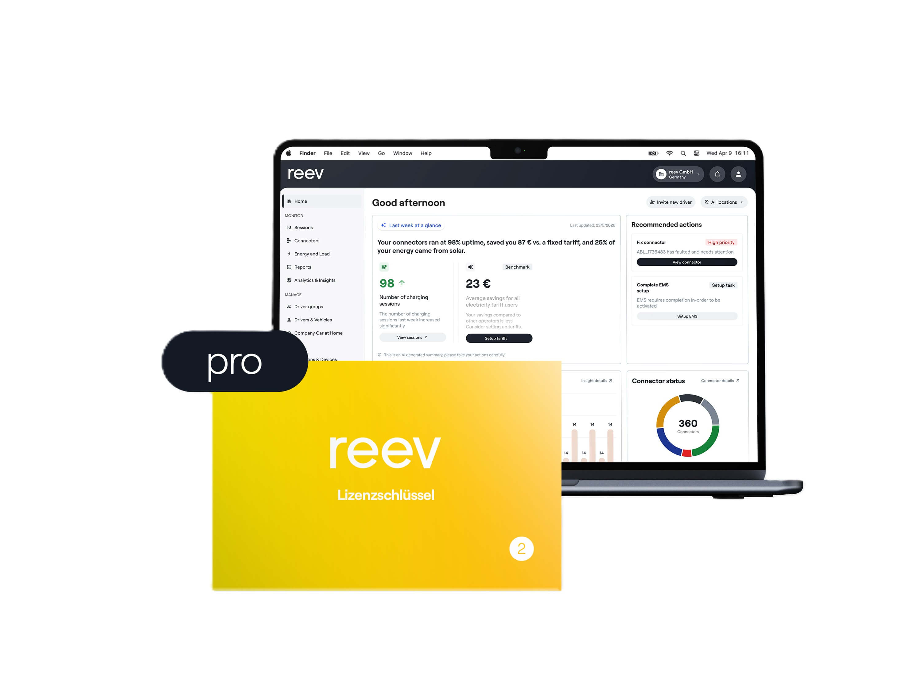 Reev Pro Energy Hub-licentie