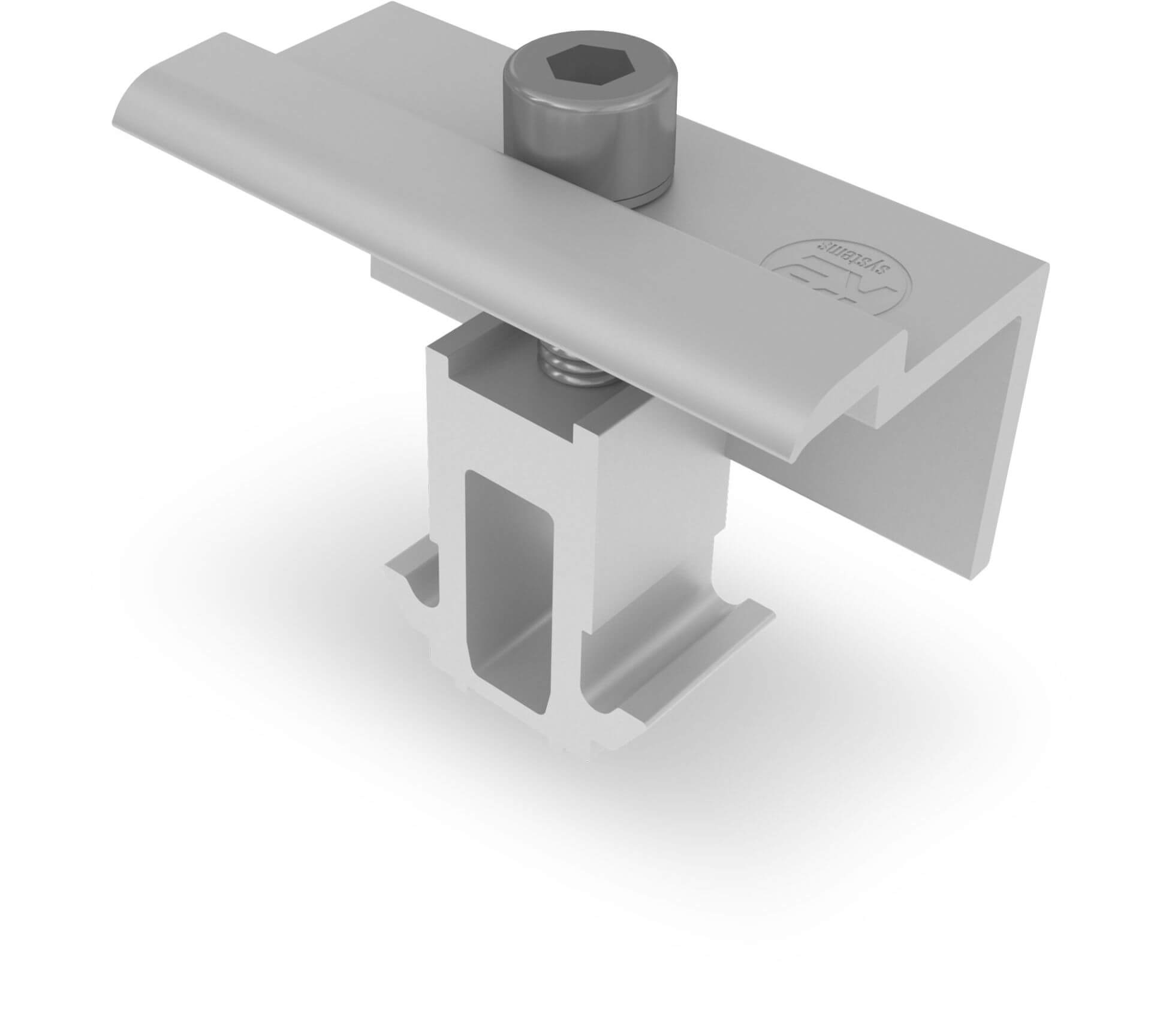 K2 DomeClamp EC Set 30 - 50, zilver, eindklem module