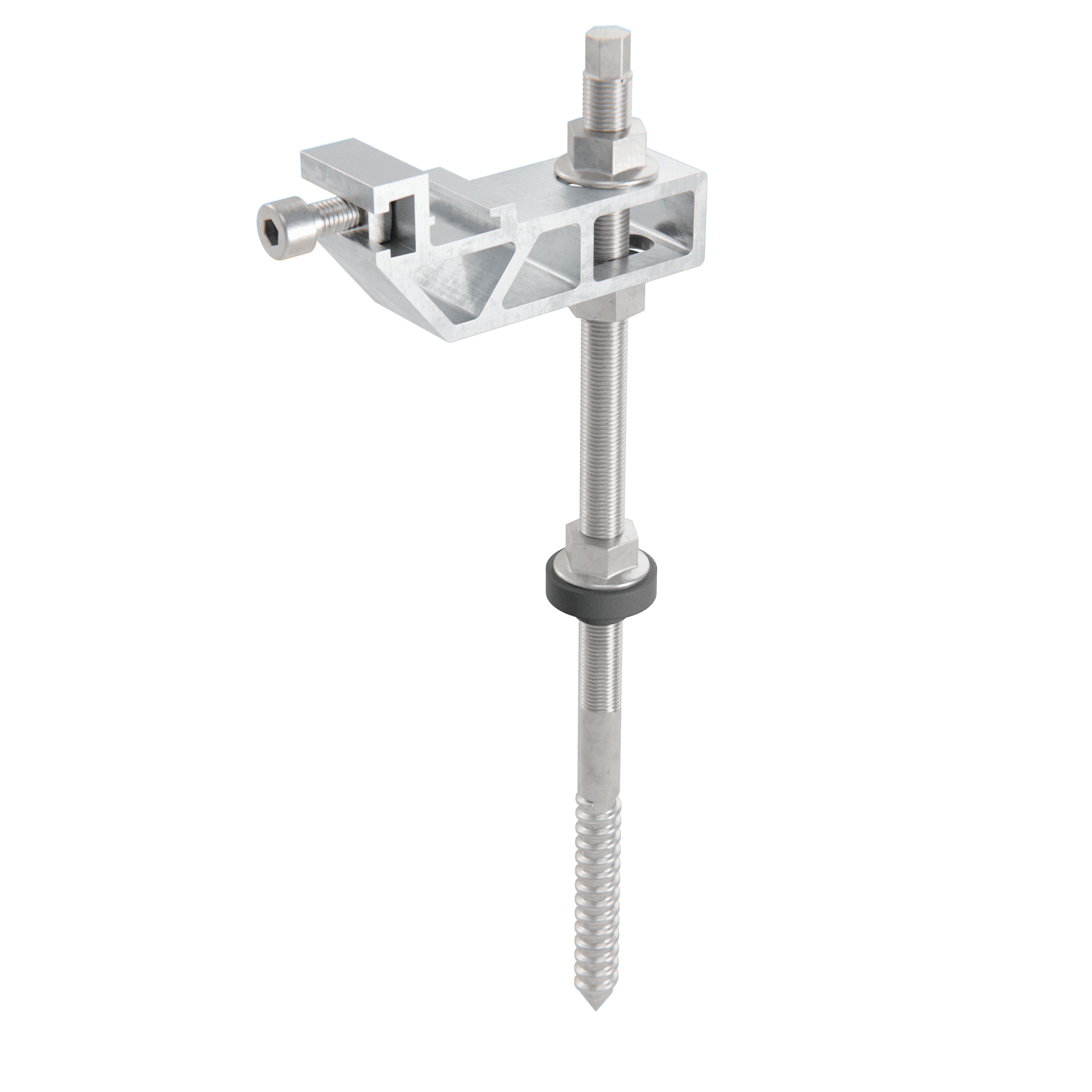 Alumero easyBOLT-stokschroef 2.1 M12 x 250 mm met snelmontageplaat