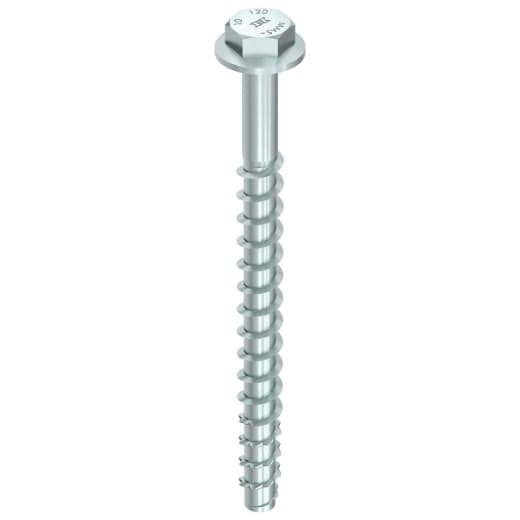 K2 schroefanker 'Multi Monti Plus SS' beton 7,5x60. Zeskantkop met opgeperste schijf