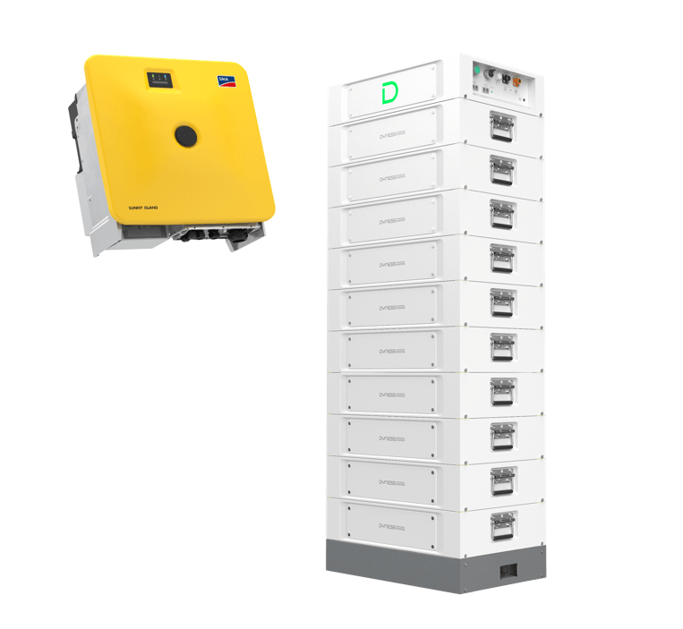 SMA Sunny Island X 30 met Dyness Stack 100 - 51,20 kWh
