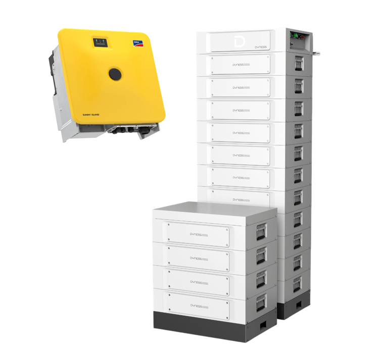 SMA Sunny Island X 50 met Dyness Stack 100 – 76,80 kWh