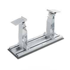 Alumero easySPEED basisplaat 140x480 met steunen, groot (L)