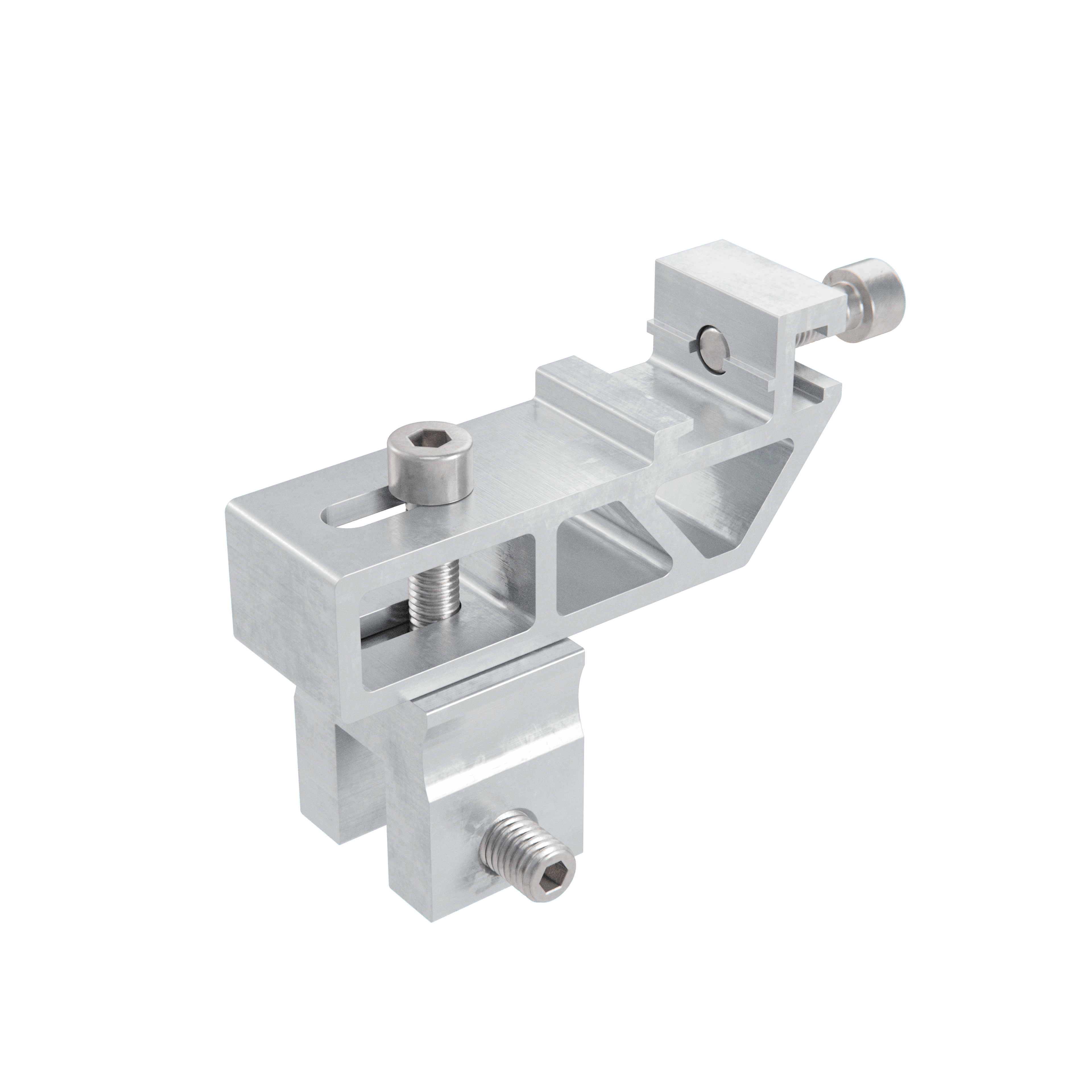 Alumero easySEAM hoekstaafklem TPF met snelmontageadapter