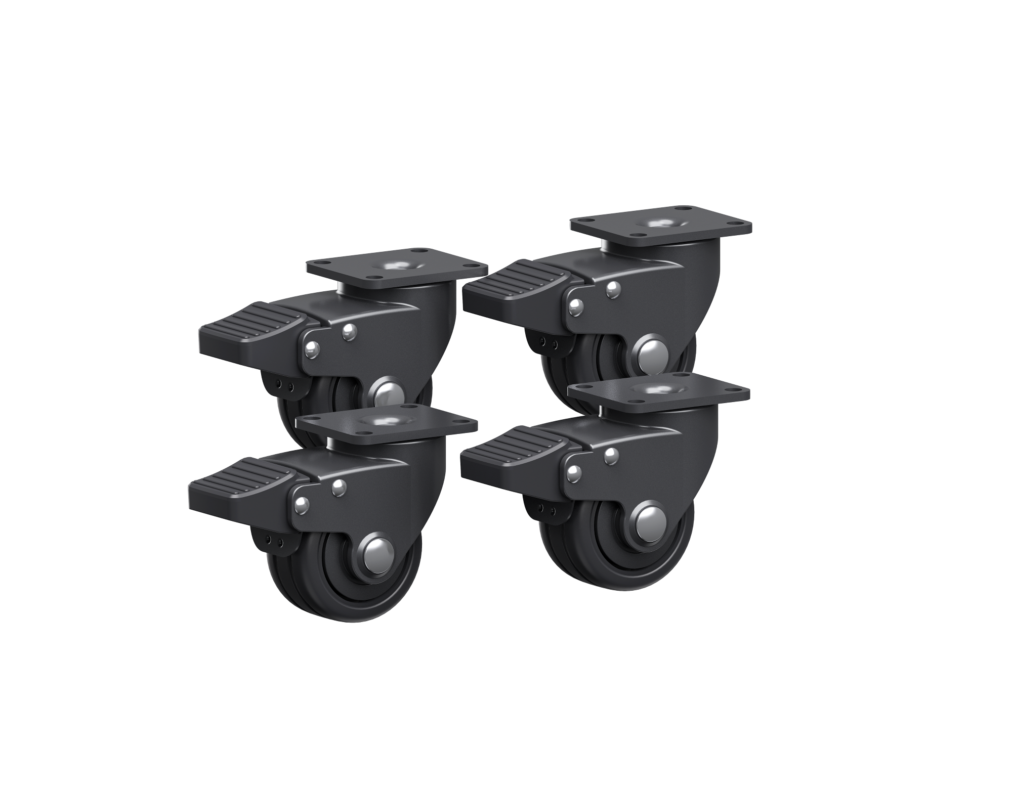 Jackery 4*SolarVault 3 Caster Wheels for 1 Base