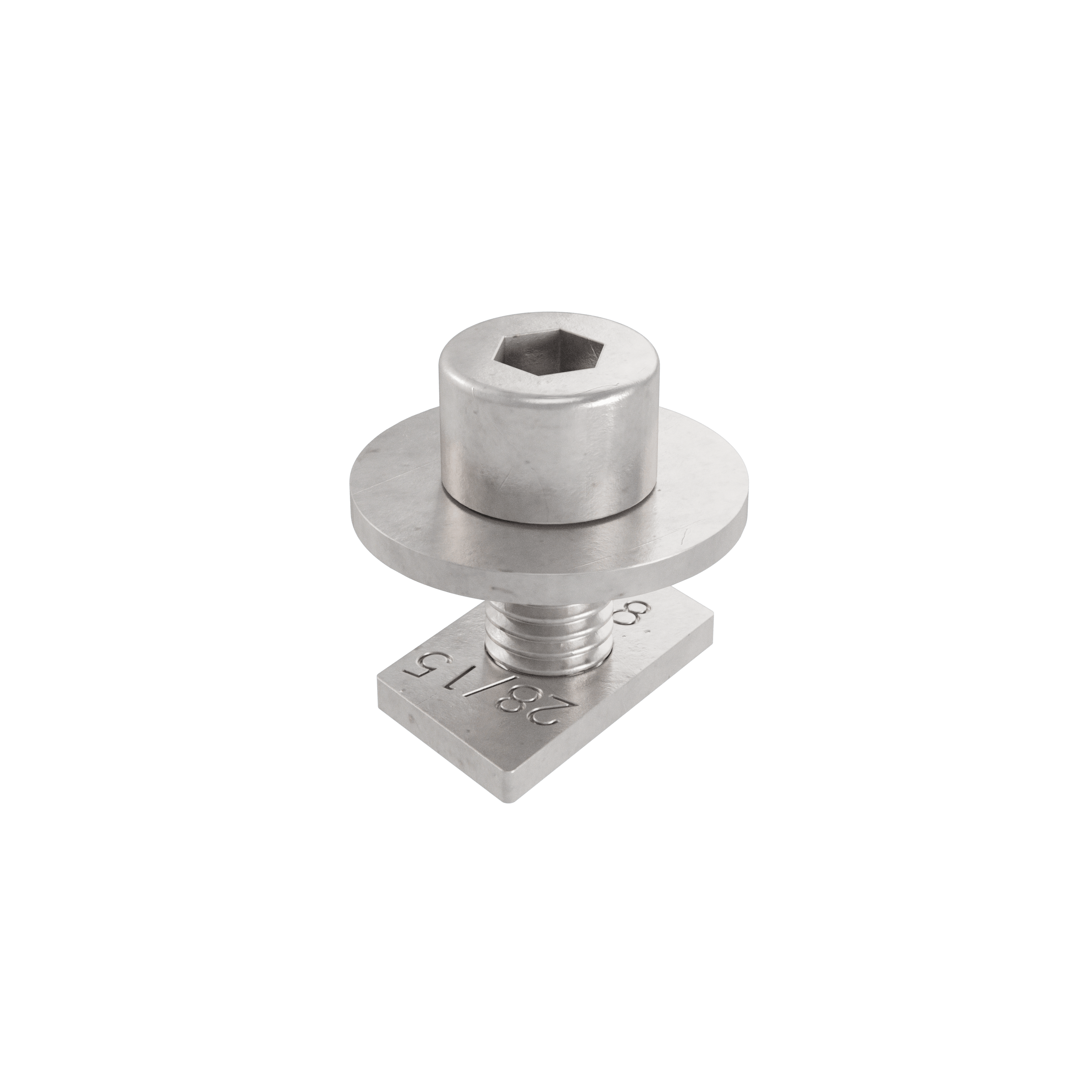 Alumero easyBRIDGE Tilt trapeziumplaatbrug Bevestigingsset Plus