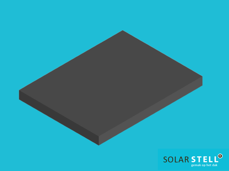 Blubase Basisrubber voor PVC 100 x 100 x 10 mm
