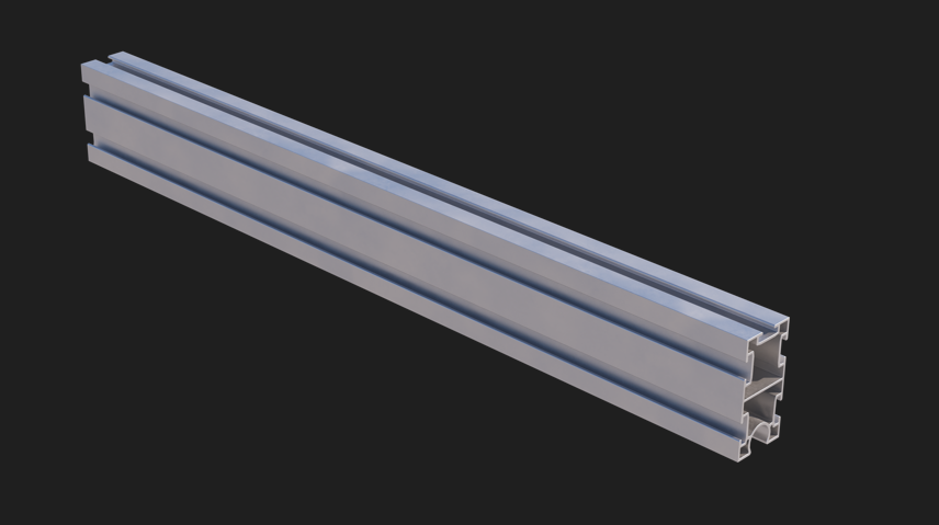 Blubase RoBoost montagerail DR dubbel lengte 6200mm