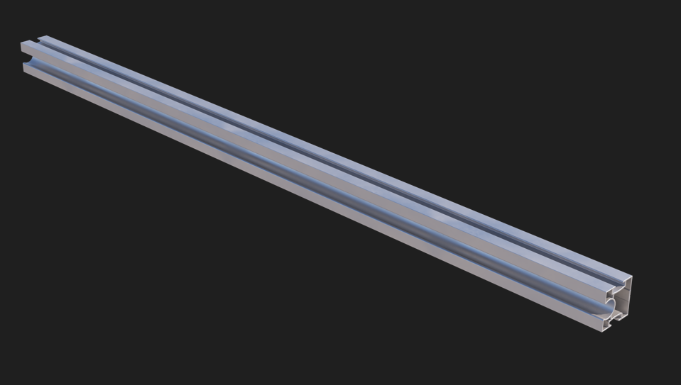 Blubase RoBoost Montagerail ER lengte 4686mm