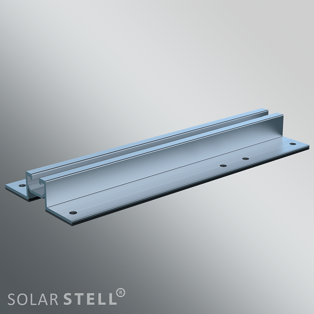 Blubase Trapezoïde profiel geponst met EPDM 20 x 223 mm