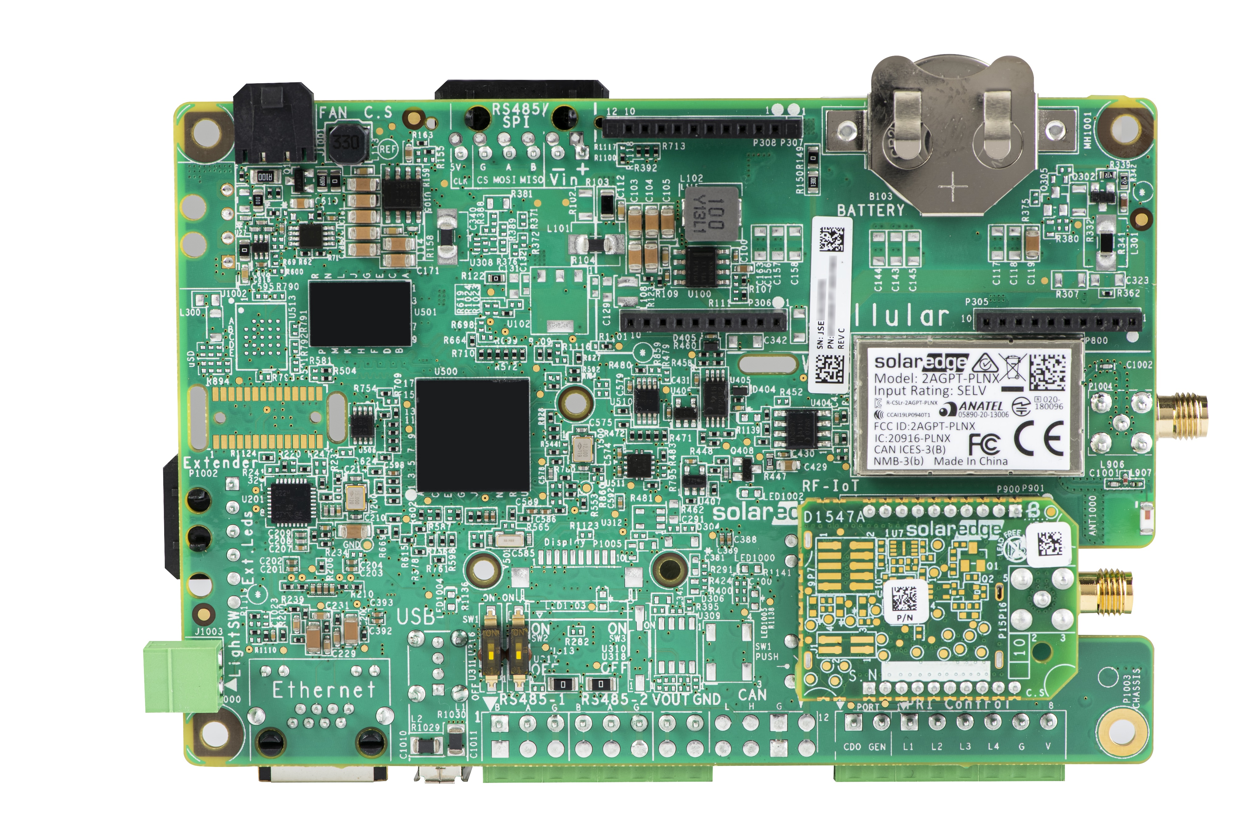 Communicatiekaart met SE Home netwerkplug-in en antenne voor SE3K-SE17K 3-fasen WR met LCD display