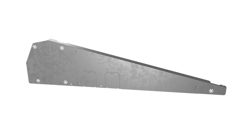 Flatfix Fusion Winddeflector links (basisprofiel 940 mm)