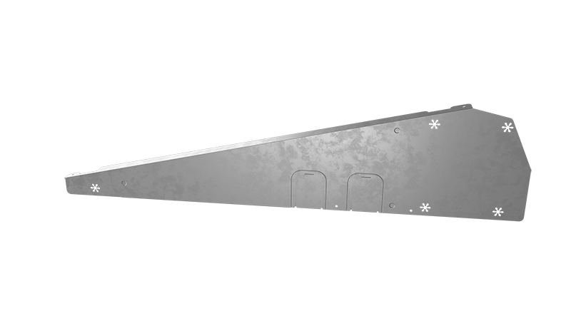 FlatFix Fusion Winddeflector Rechts (basisprofiel 940mm)