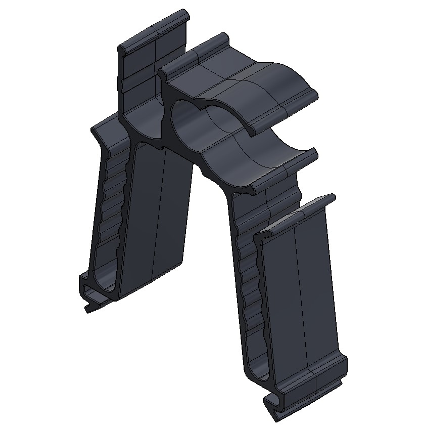 Multi-kabel- en connectorclip voor dakdrager ValkPro+