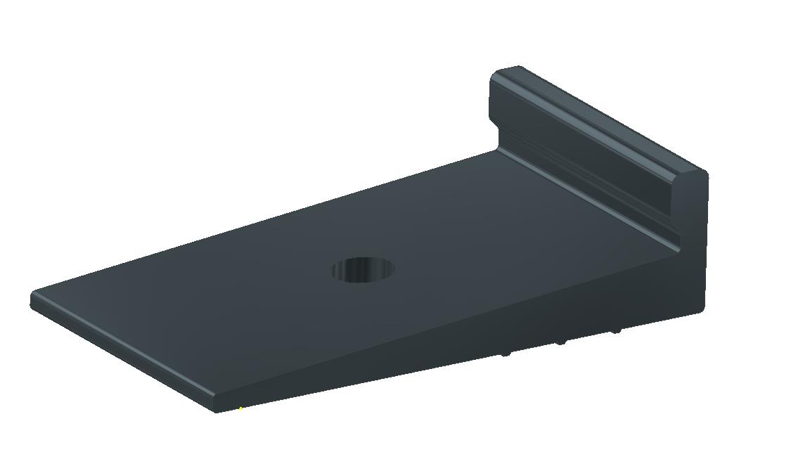 Valk Rubber opvulplaatje voor montage op dakpanplaten