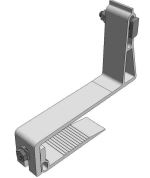 ValkPitched Slimline Aluminium dakhaak verstelbaar 35-59 mm | twist