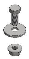 ValkPro+ RVS klem voor micro-omvormer/optimizer