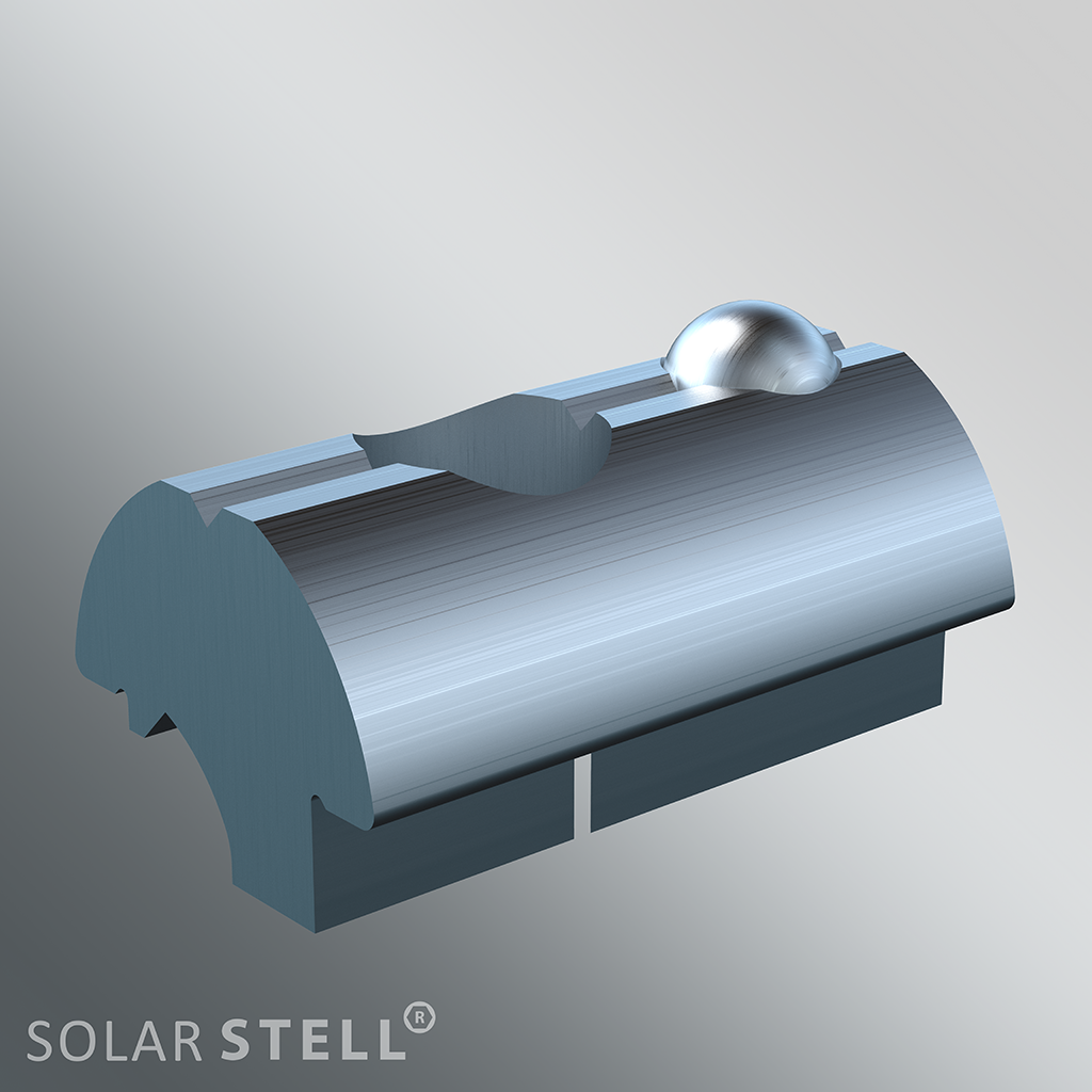 Blubase Aluminium groefmoer M8 13x10 mm