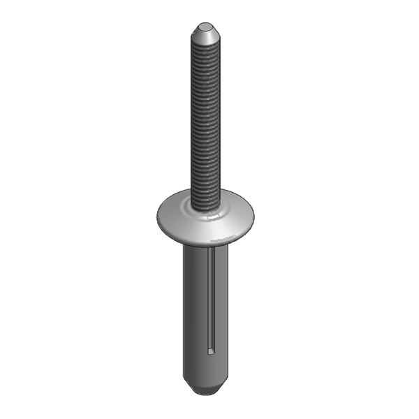 Valk Aluminium popnagel 6,3x23,4 mm met neopreen ring