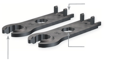 Staubli Open-end spanner set (kunststof)