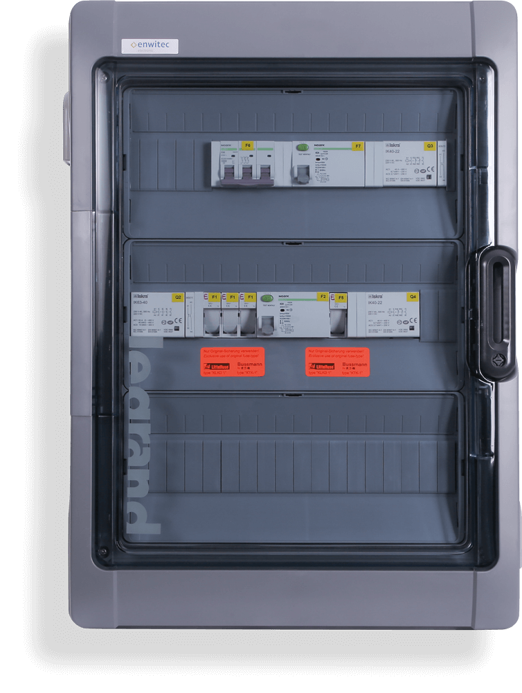 enwitec schakelapparaat 3 x SMA Sunny Island Pmax 35kW