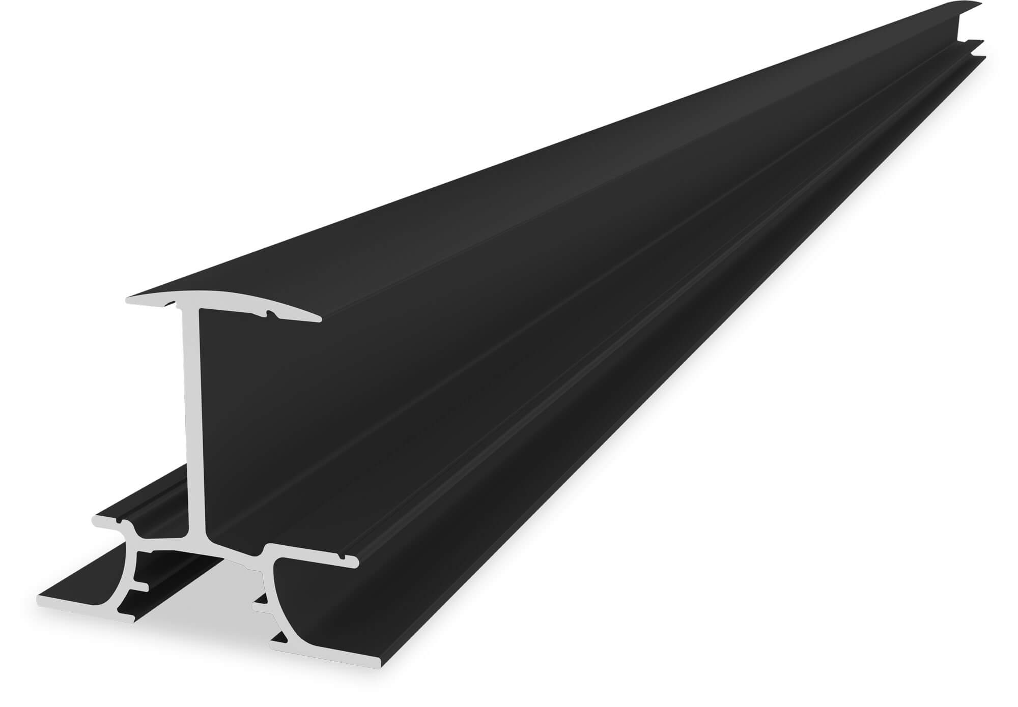 K2 montagerail InsertionRail 2.0 - 30; zwart geanodiseerd, 5,7 m