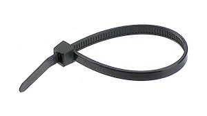 Kabelbinder 290 x 4,8 mm, zwart, UV-bestendig