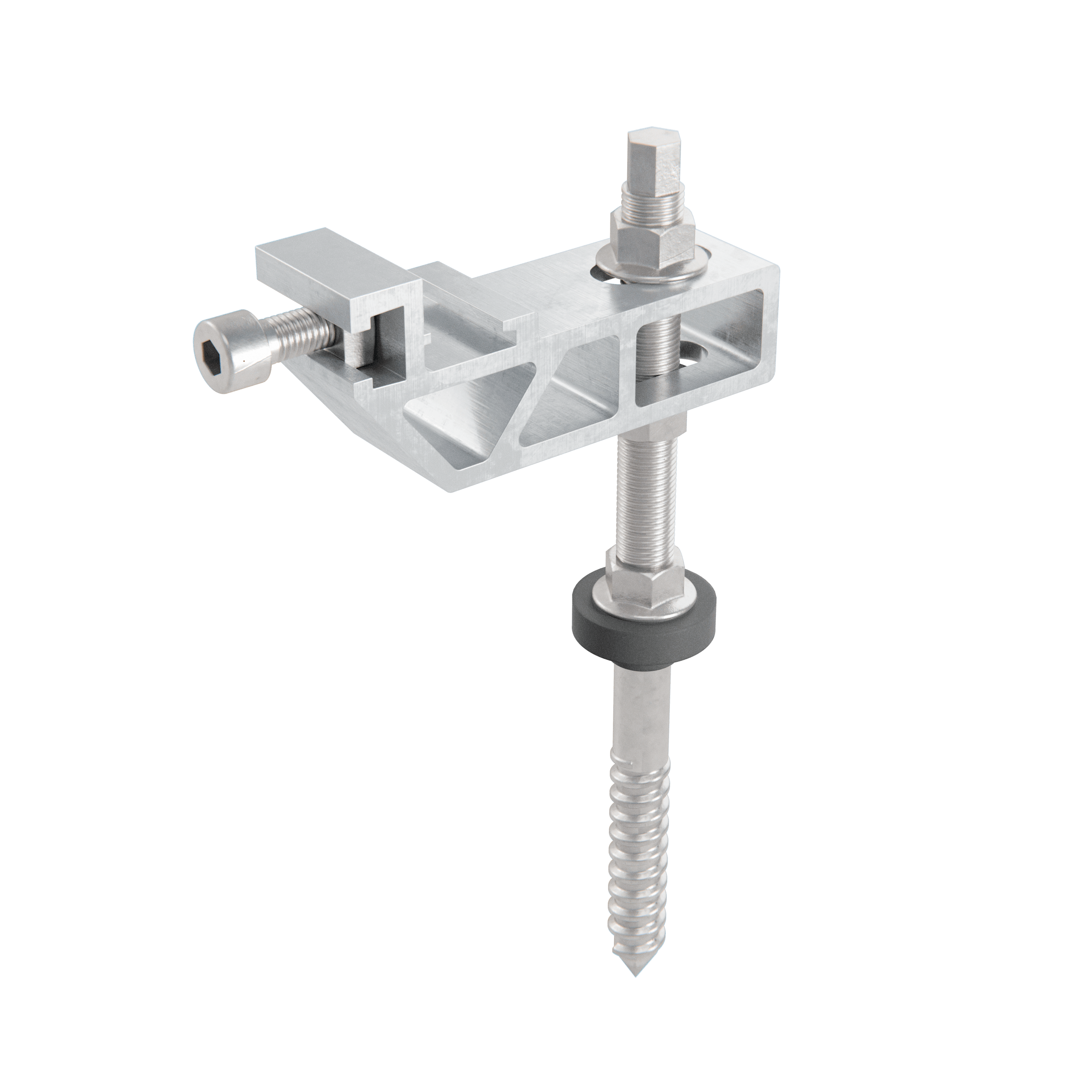 Alumero easyBOLT-stokschroef M10 x 200 mm met snelmontageplaat