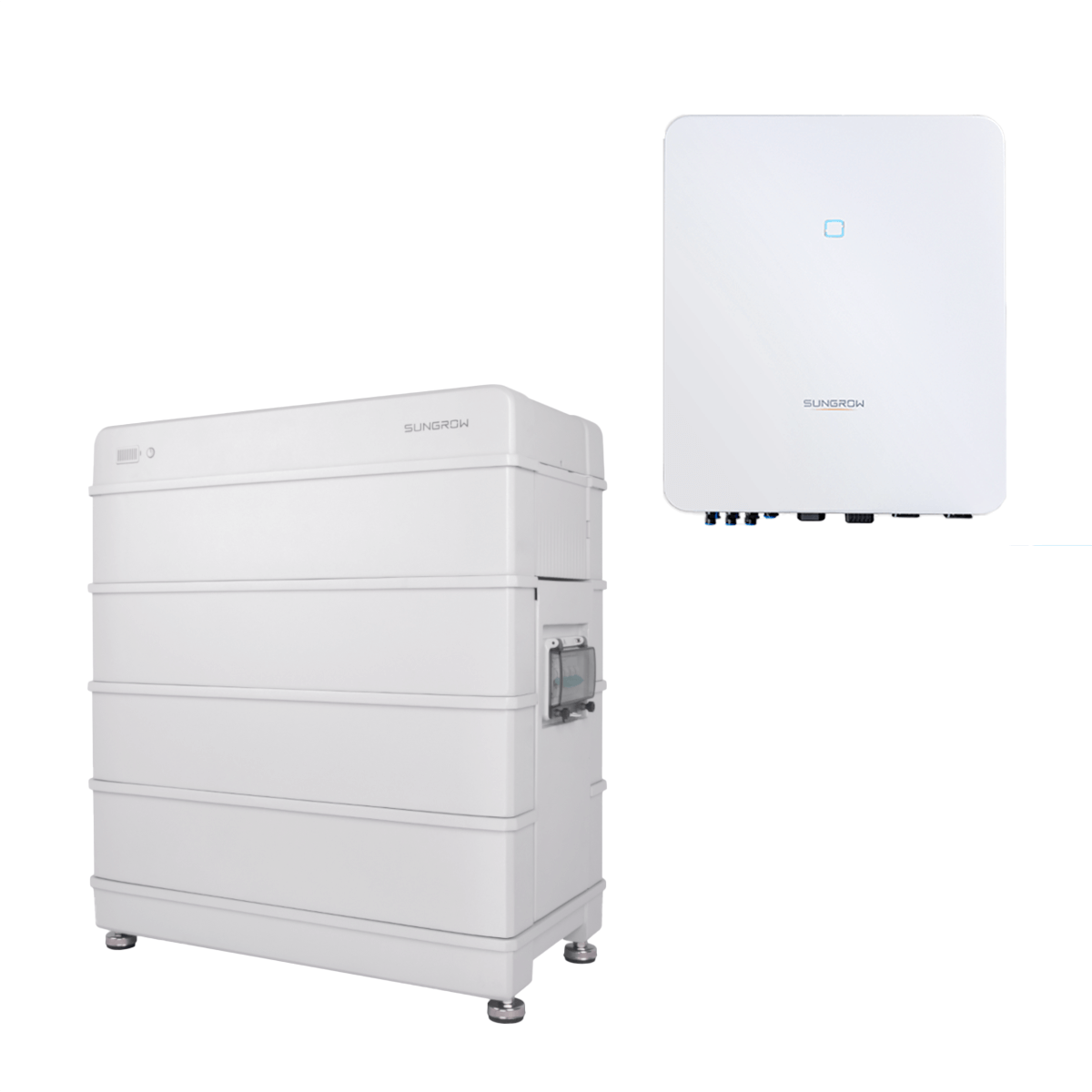 Sungrow SBR128 met Sungrow hybride HV SH6.0RT V112