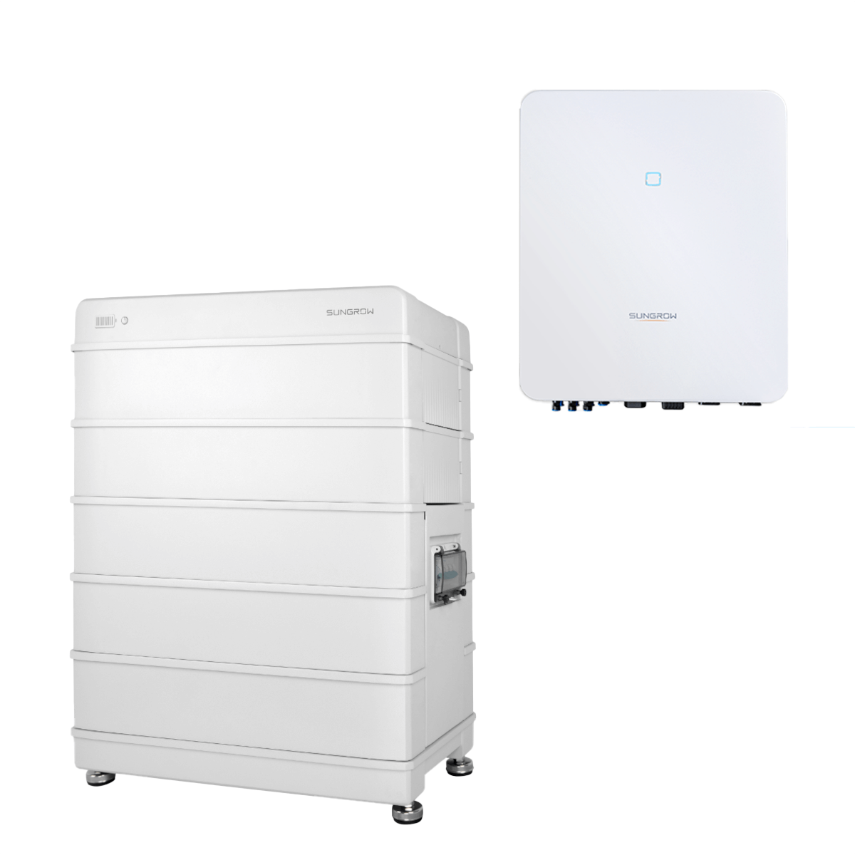 Sungrow SBR160 met Sungrow Hybrid HV SH10RT-20 V11