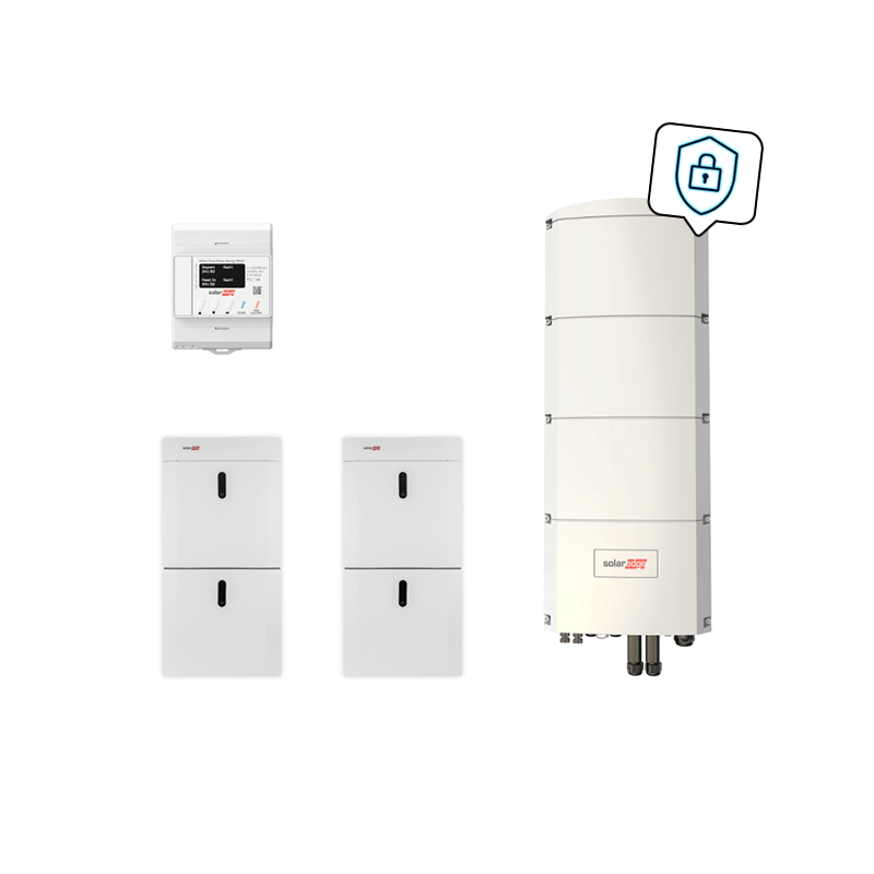 SolarEdge Home pakket met SE8K-RWB48 en 18,4 kWh
