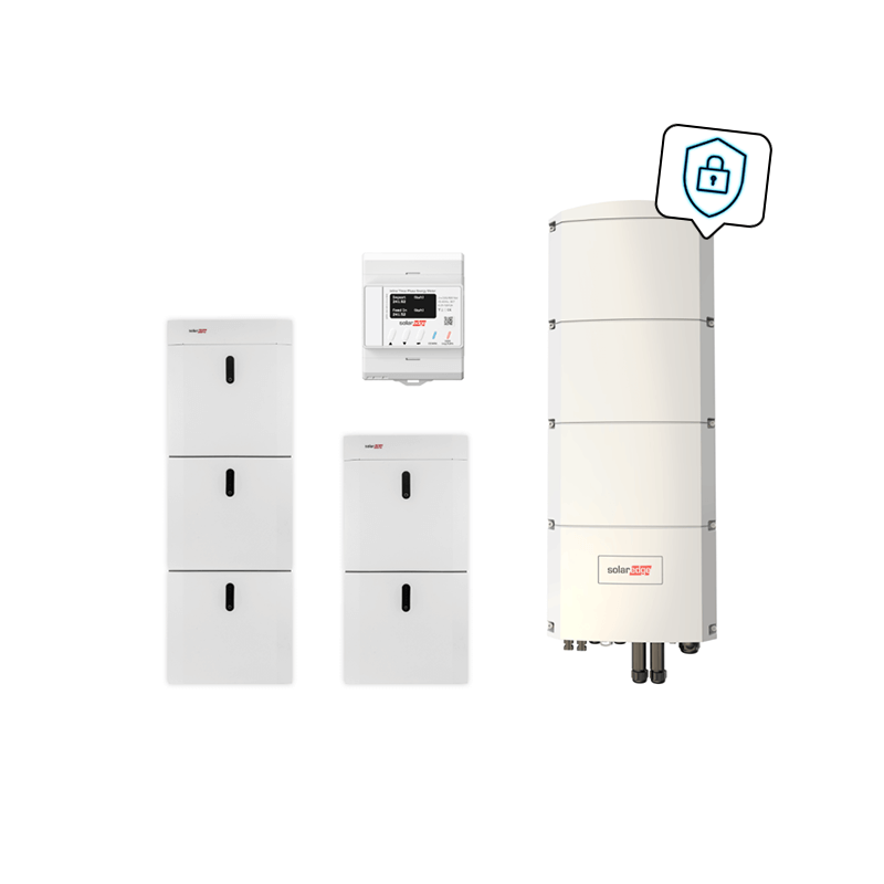 SolarEdge Home pakket met SE8K-RWB48 en 24,25 kWh
