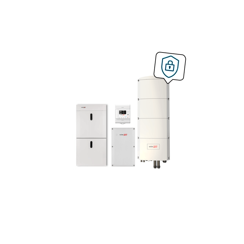 SolarEdge back-up stroompakket voor thuis met SE8K-RWB48 en 9,2 kWh