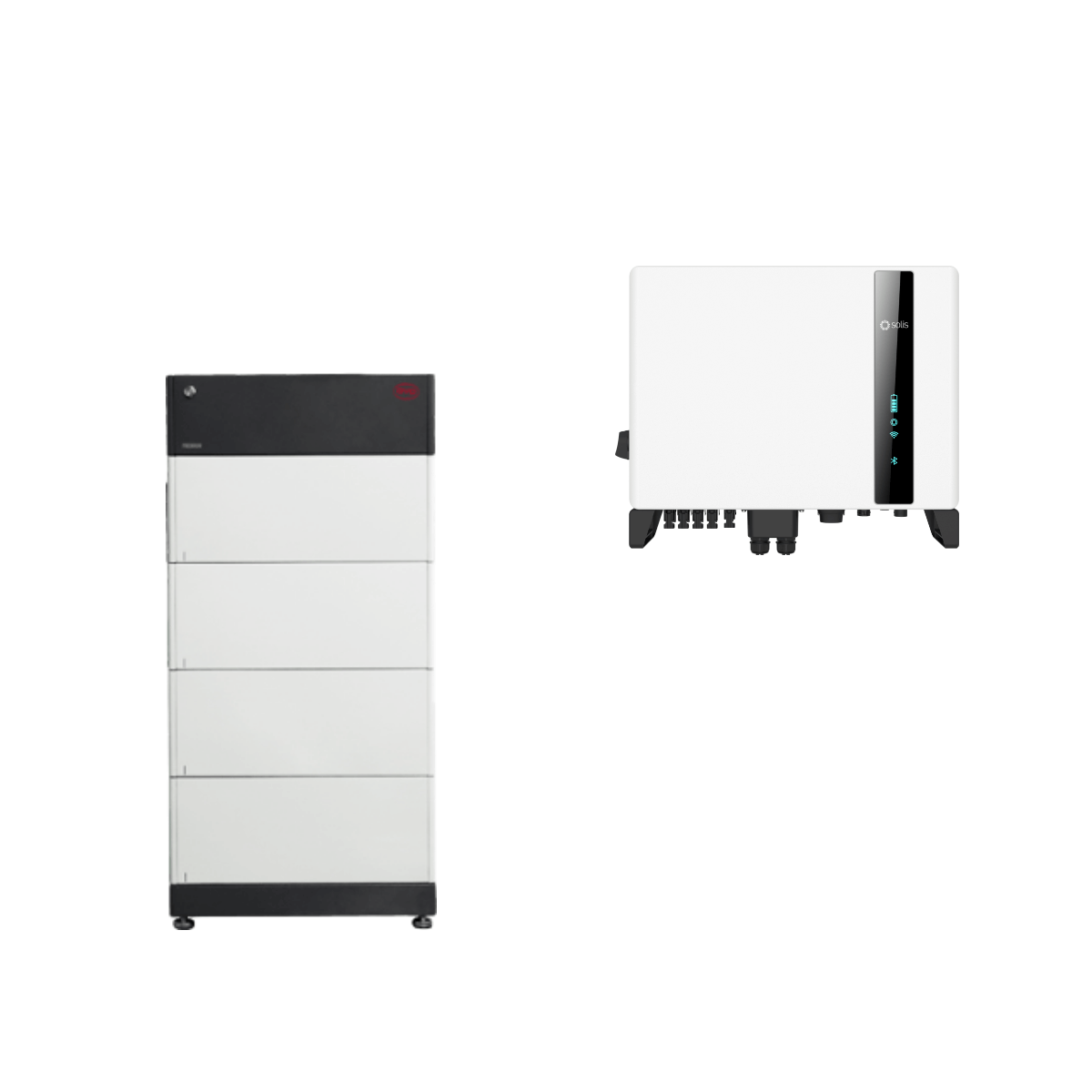 BYD premium accubox HVM 11.0 met Solis S6 3-fasen hybride omvormer - 6 kW