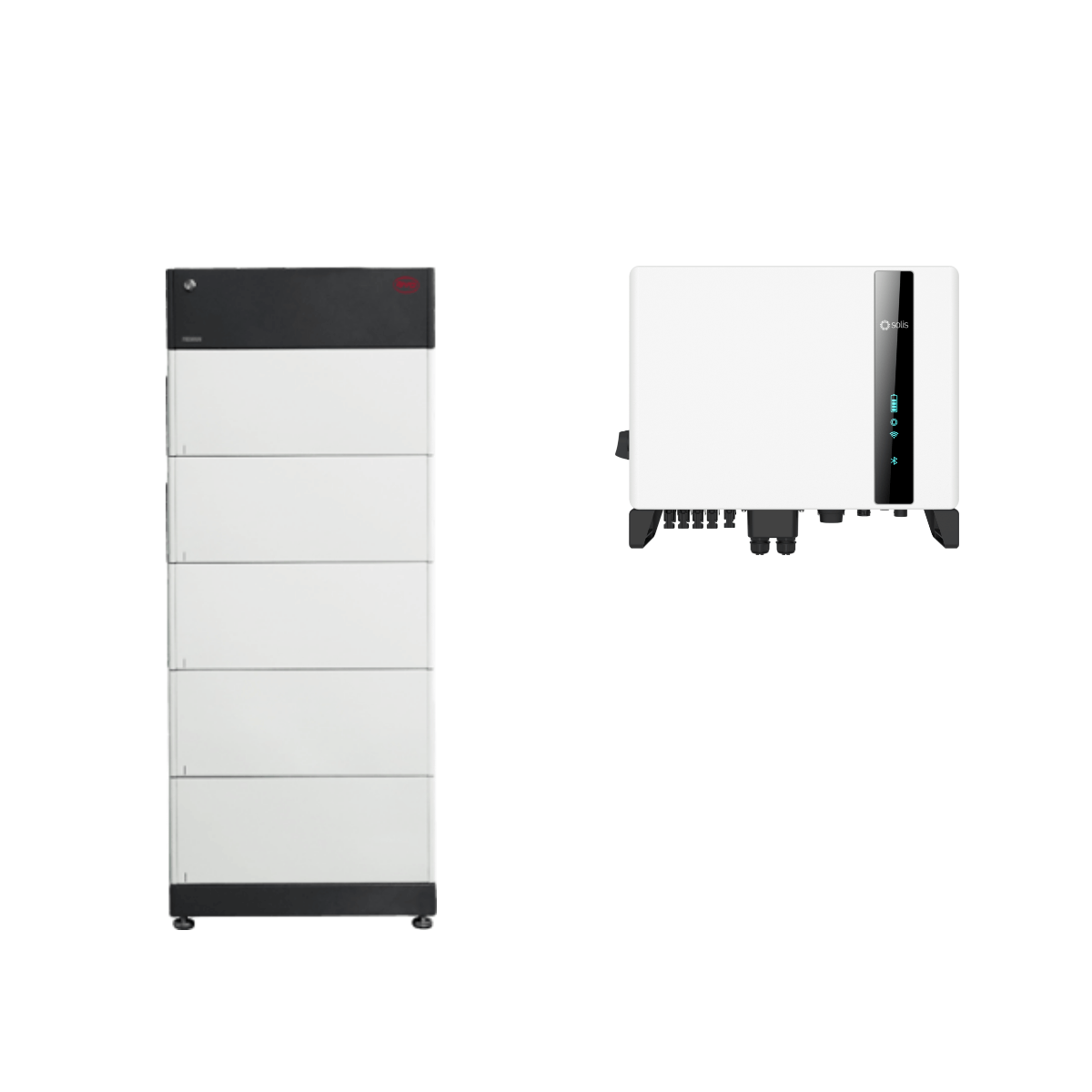 BYD premium accubox HVM 13.8 met Solis S6 3-fasen hybride omvormer - 6 kW