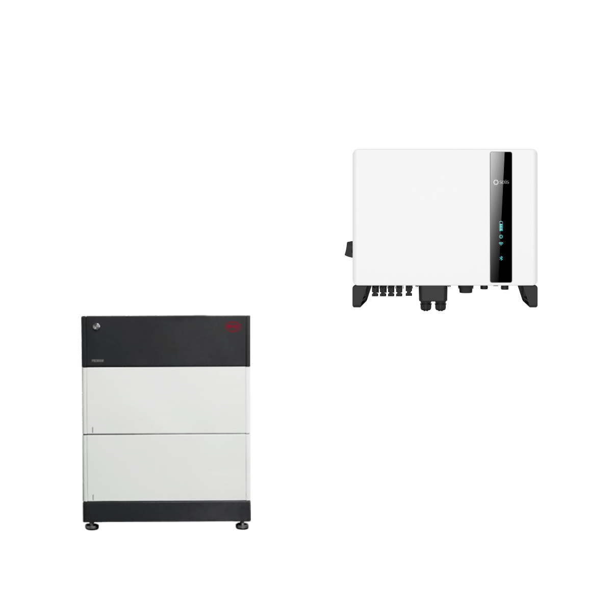 BYD premium accubox HVS 5.1 met Solis S6 3-fasen hybride omvormer - 6 kW