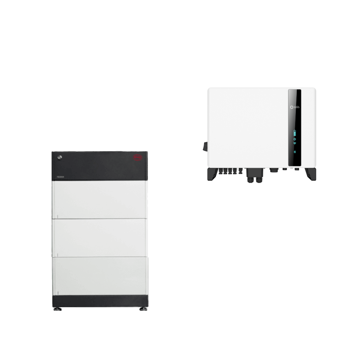 BYD premium accubox HVS 7.7 met Solis S6 3-fasen hybride - 6 kW