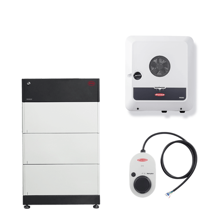 Combipakket Fronius Symo Gen24 5.0 Plus met Wattpilot, BYD HVS 7.7 en Smart meter